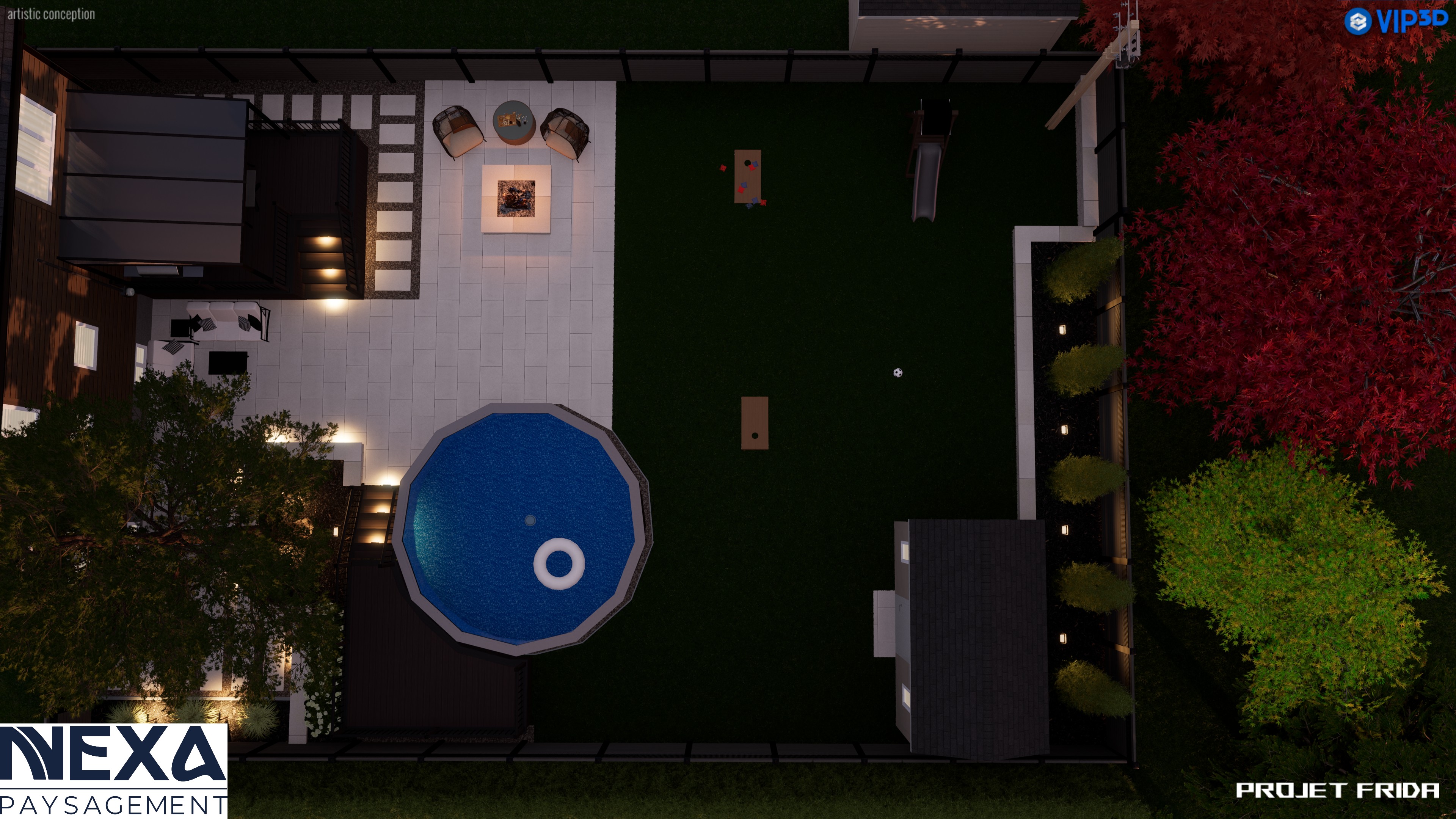 Conception 3D - Projet Frida, vue 3